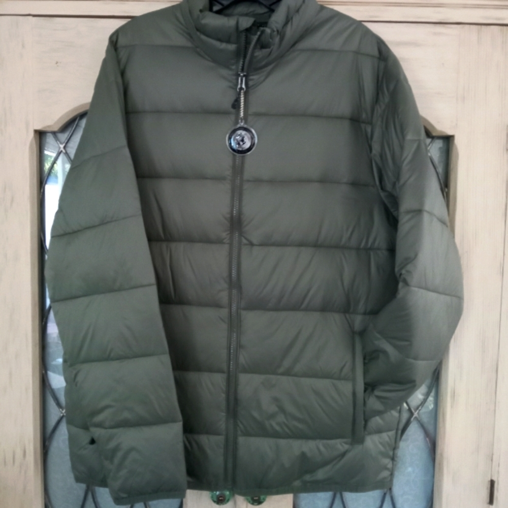 Men's Sage Green puffer jacket
